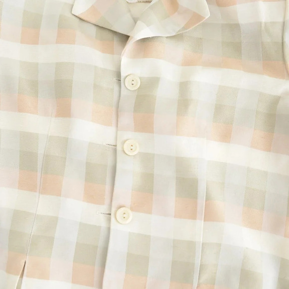 Vintage Sheri Martin New York made in U.S.A. Three  Button Checker Blazer 8 - Picture 8 of 13